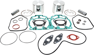 Piston Kit with Gaskets - 77.00 mm - 593 Engine Type - Ski-Doo