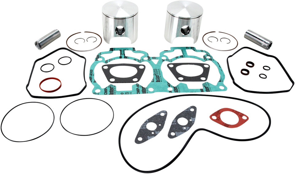 Piston Kit with Gaskets - 77.00 mm - 593 Engine Type - Ski-Doo