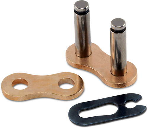 428 SHDR - Connecting Link - Semi-Press Fit Clip - Gold - Lutzka's Garage