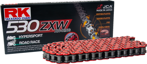 530 ZXW - Drive Chain - 120 Links - Red - Lutzka's Garage