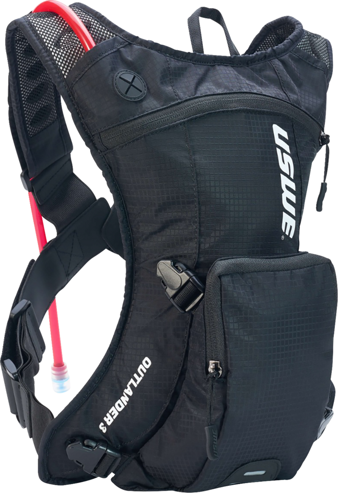 Outlander Hydration Pack - 3L - Black - Lutzka's Garage