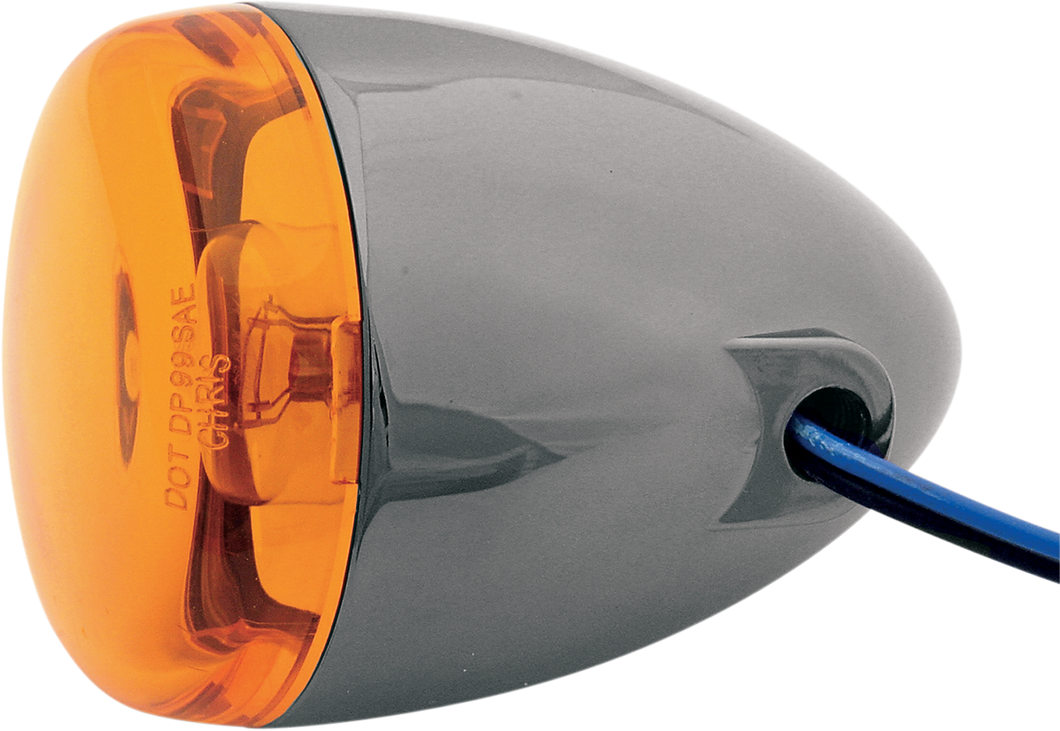 LED Turn Signal - Black Nickel/Amber