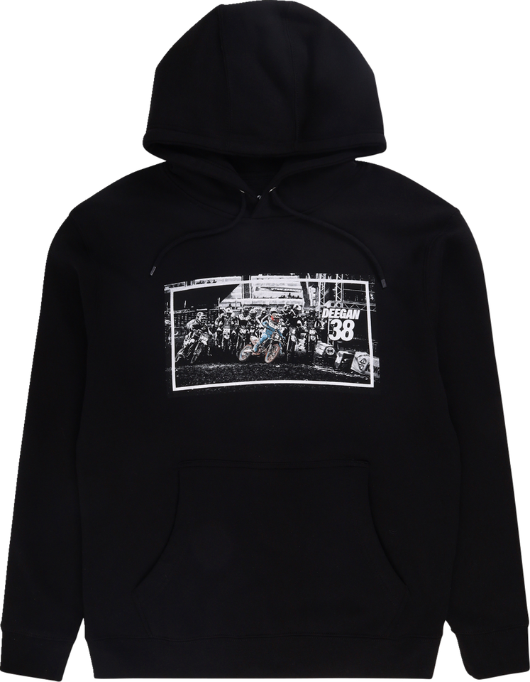 Holeshot Hoodie - Black - Small - Lutzka's Garage