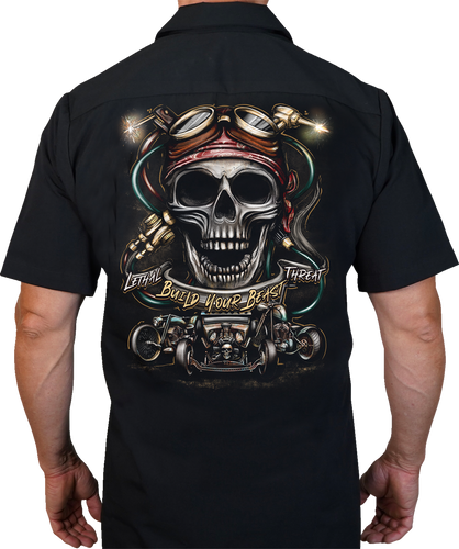 Build Your Beast Shop Shirt - Black - Medium - Lutzka's Garage