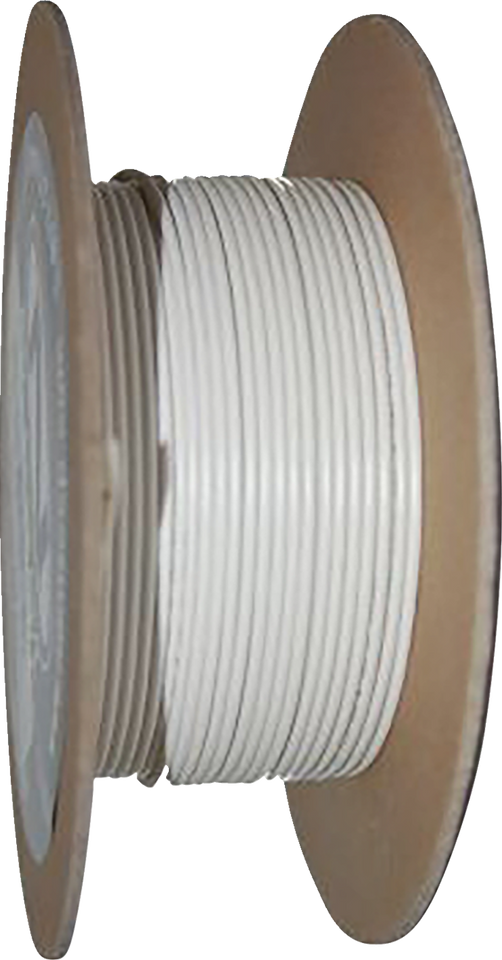 100 Wire Spool - 18 Gauge - White - Lutzka's Garage