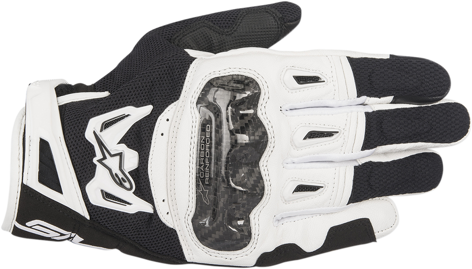 SMX-2 Air Carbon V2 Gloves - Black/White - Small - Lutzka's Garage