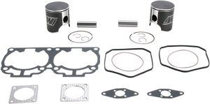 Piston Kit with Gaskets - 72.00 mm - 593 H.O. Engine Type - Ski-Doo