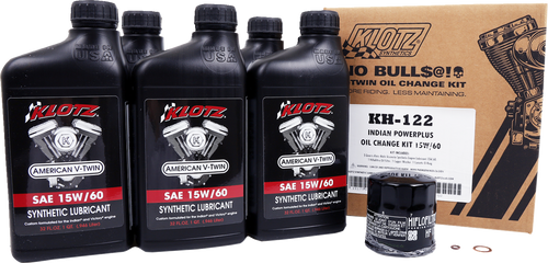 Oil Change Kit - Indian Powerplus - 15W-60