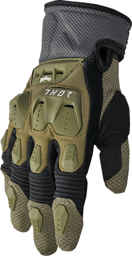 Terrain Gloves - Army/Charcoal - XS - Lutzka's Garage