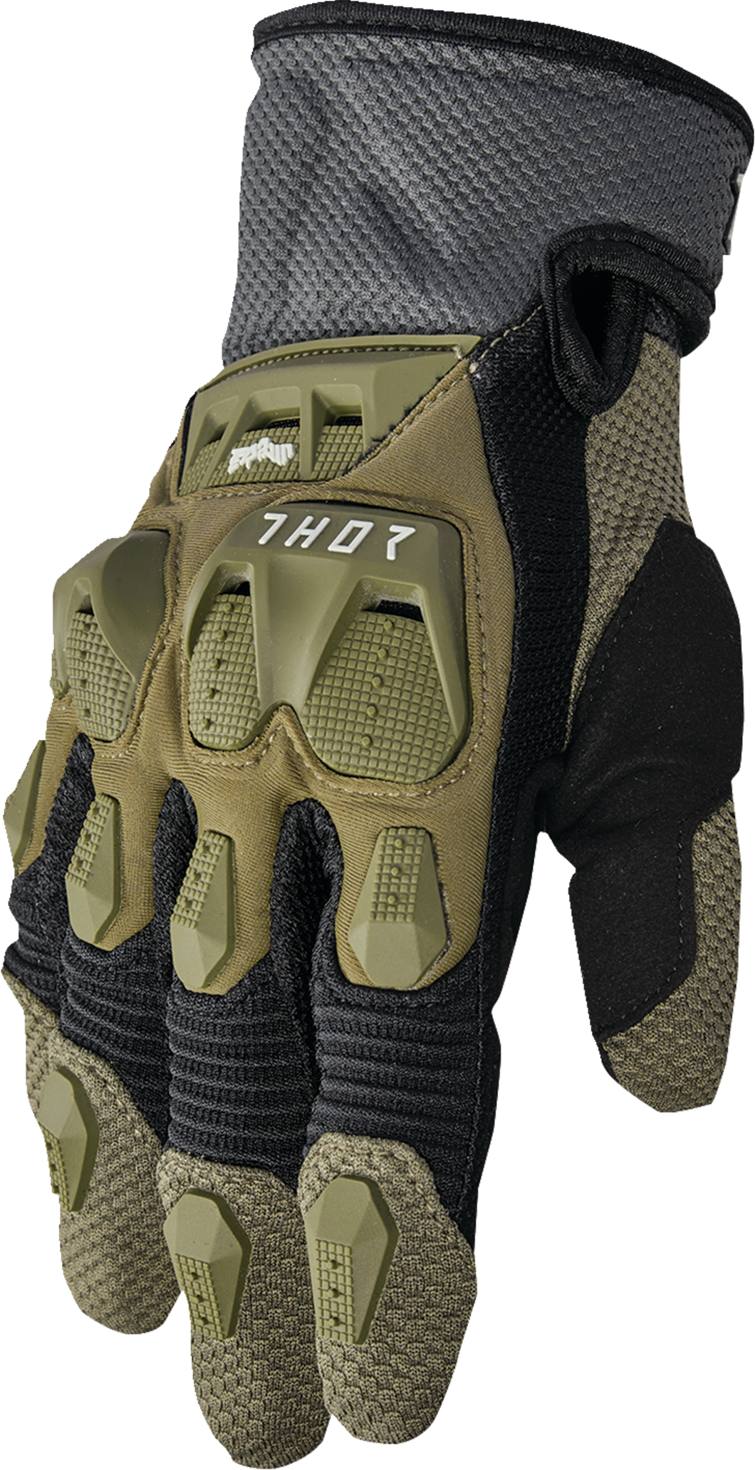 Terrain Gloves - Army/Charcoal - XS - Lutzka's Garage