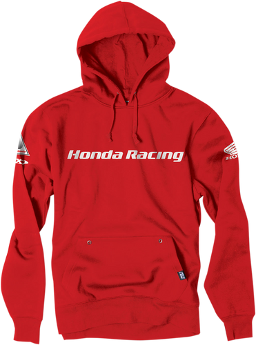 Honda Racing Pullover Hoodie - Red - Medium - Lutzka's Garage