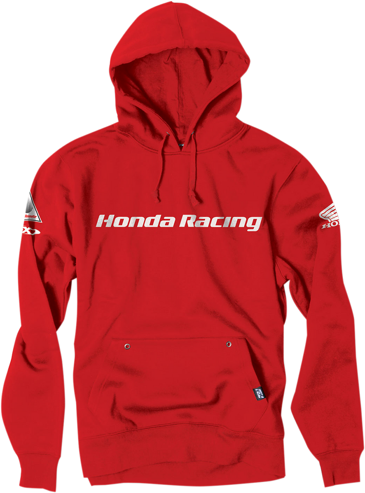 Honda Racing Pullover Hoodie - Red - Medium - Lutzka's Garage