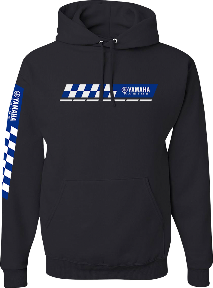 Yamaha Racing Check Hoodie - Black - Small - Lutzka's Garage