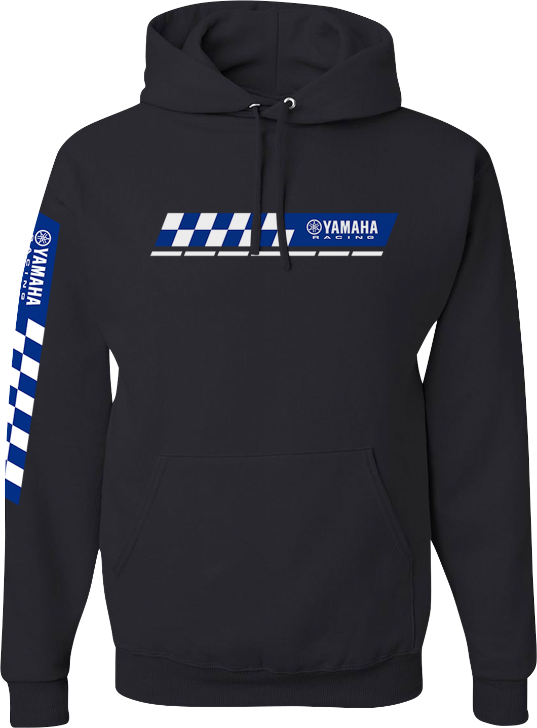 Yamaha Racing Check Hoodie - Black - Small - Lutzka's Garage