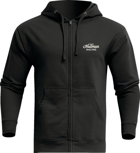 Hallman Heritage Zip-Up Sweatshirt - Black - Small - Lutzka's Garage