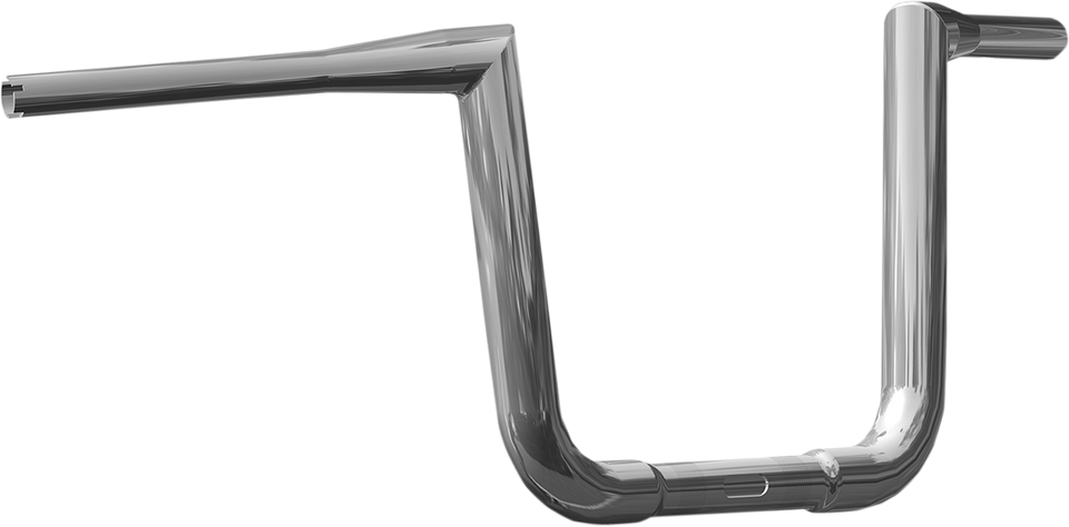 Handlebar - FLT - 10" - Chrome - Lutzka's Garage