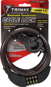 Combo and Cable Locks - 72"