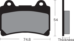 Semi-Metallic Brake Pads