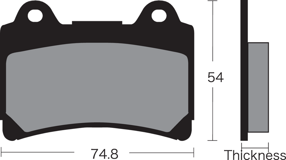 Semi-Metallic Brake Pads