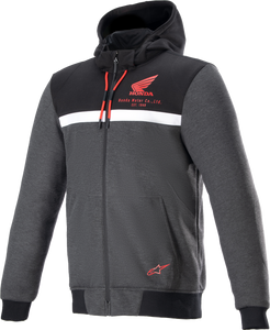 Honda Chrome Street Hoodie - Black/Gray/Red - Small - Lutzka's Garage