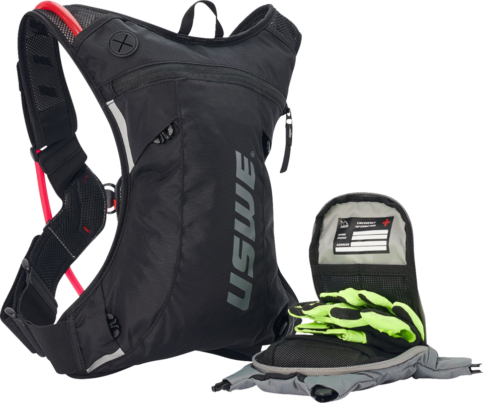 Moto Hydration Pack - 3L - Carbon Black/Gray