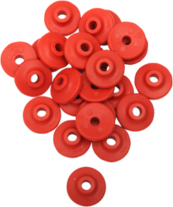 Extra Large Backer Plates - Red - Round - 24 Pack - Lutzka's Garage