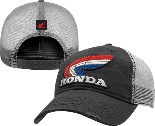 Honda Vintage Wing Hat - Charcoal - Lutzka's Garage