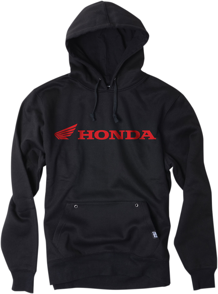 Honda Horizontal Pullover Hoodie - Black - Medium - Lutzka's Garage