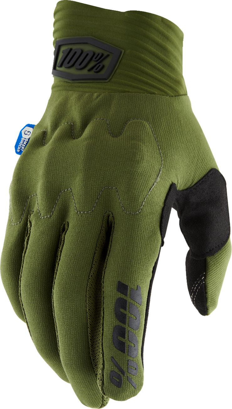 Cognito Smart Shock Gloves - Army Green/Black - Small - Lutzka's Garage