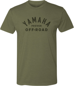 Yamaha Proven Off-Road T-Shirt - Olive Green - Small - Lutzka's Garage