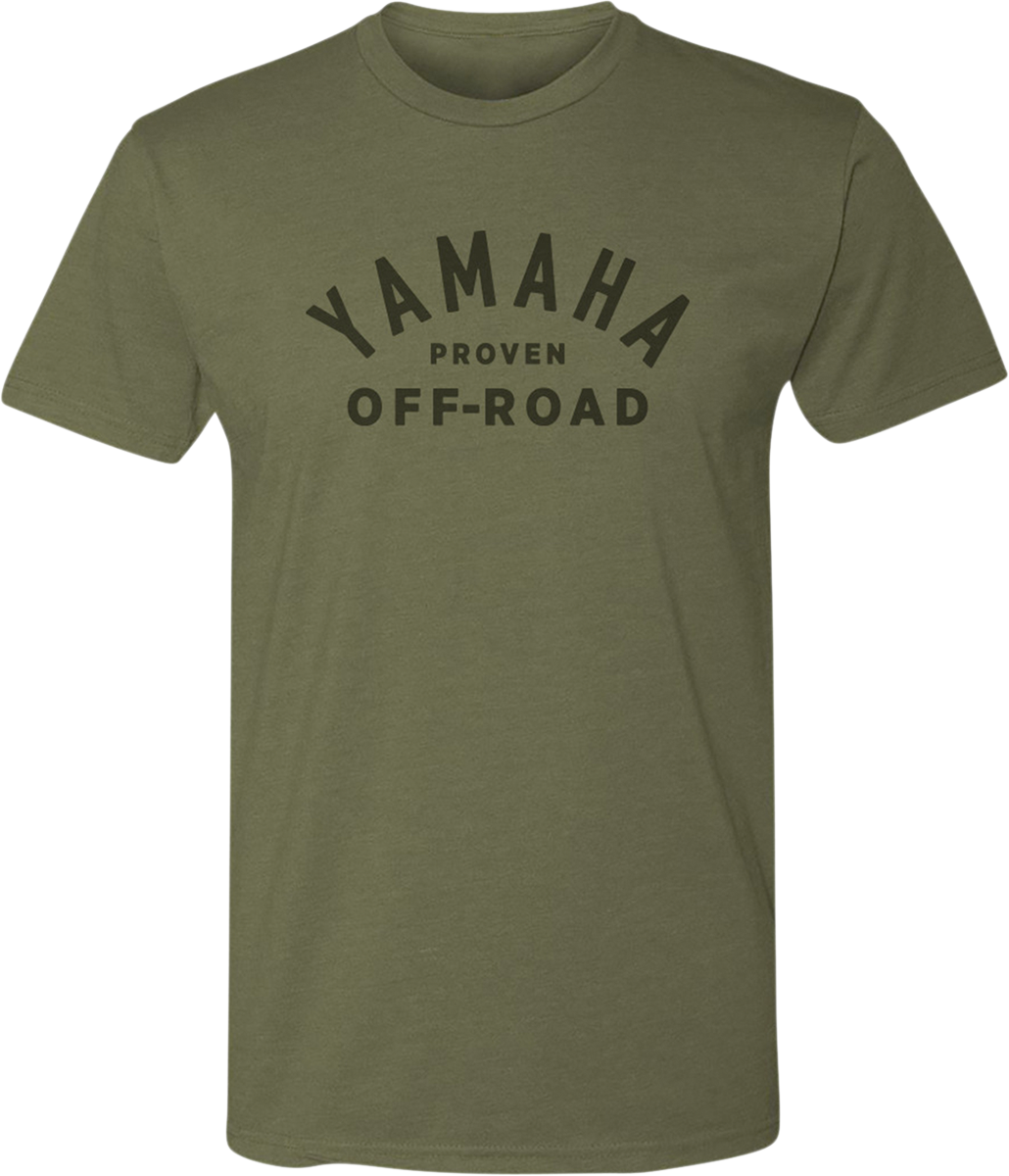 Yamaha Proven Off-Road T-Shirt - Olive Green - Small - Lutzka's Garage