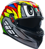 K3 Helmet - Birdy 2.0 - Gray/Yellow/Red - Small - Lutzka's Garage