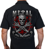 Metal Till the Grave Shop Shirt - Black - Medium - Lutzka's Garage