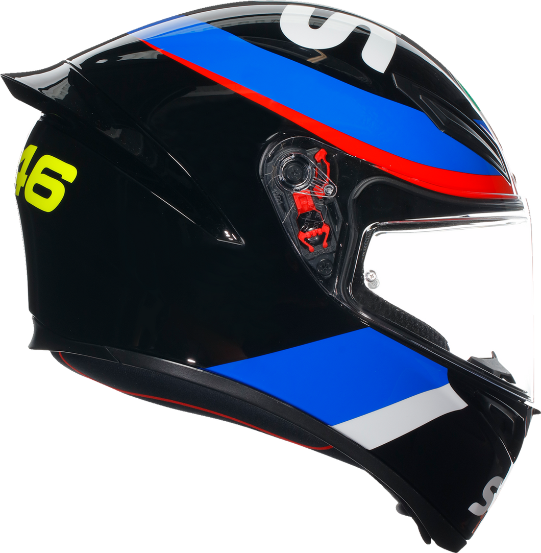 K1 S Helmet - VR46 Sky Racing Team - Black/Red - Medium - Lutzka's Garage