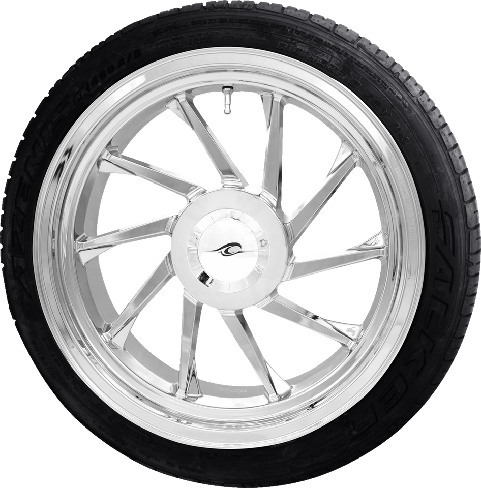 Hurricane 3D Rear Right Wheel (18"/Chrome)/Falken Tire (215/45ZR18)