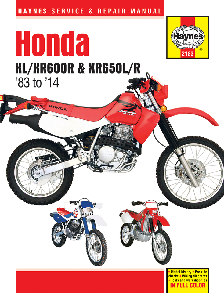 Manual - Honda XL600R/XR600R