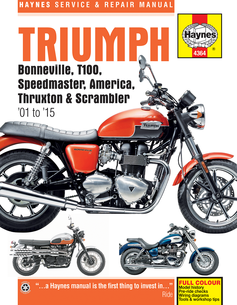 Manual - Triumph Bonneville 01-15