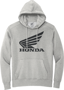 Honda Wing Hoodie - Gray/Black - Small - Lutzka's Garage