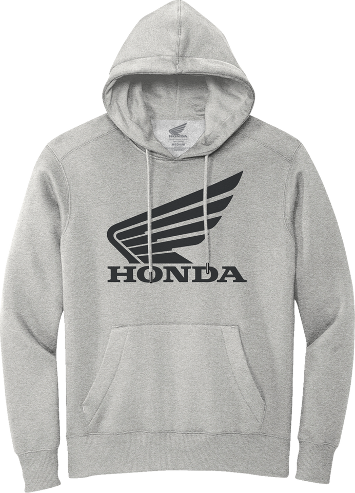 Honda Wing Hoodie - Gray/Black - Small - Lutzka's Garage