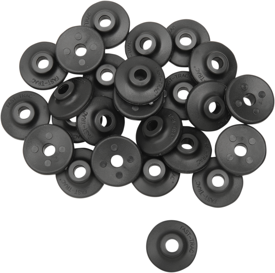 Extra Large Backer Plates - Black - Round - 24 Pack - Lutzka's Garage