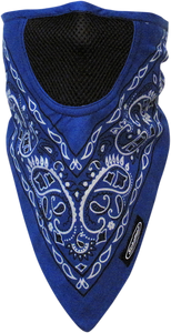 Facefit Facemask - Blue Paisley - Lutzka's Garage