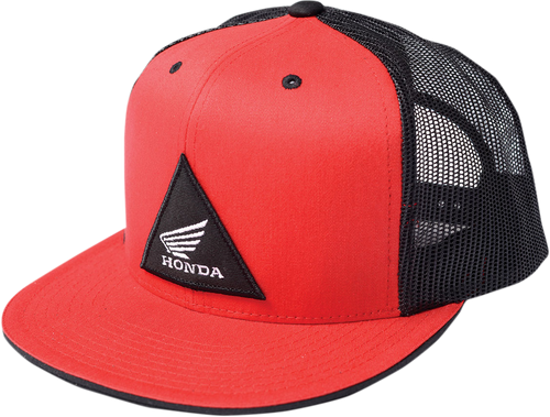 Honda TRI Snapback Hat - Red/Black - Lutzka's Garage