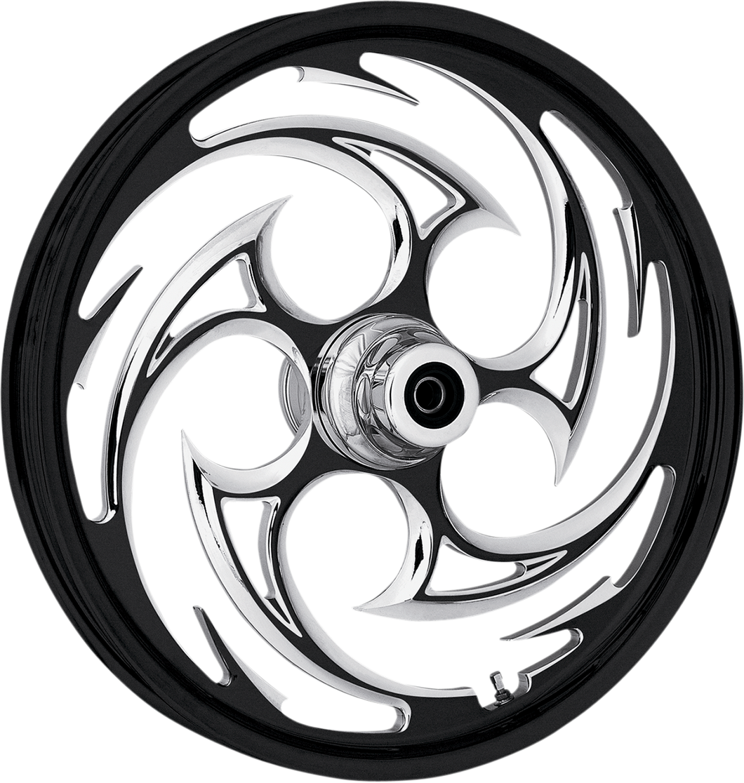 Wheel - Savage Eclipse - Front - Dual Disc/with ABS - Black Eclipse - 21x3.5 - 08-13 FLT