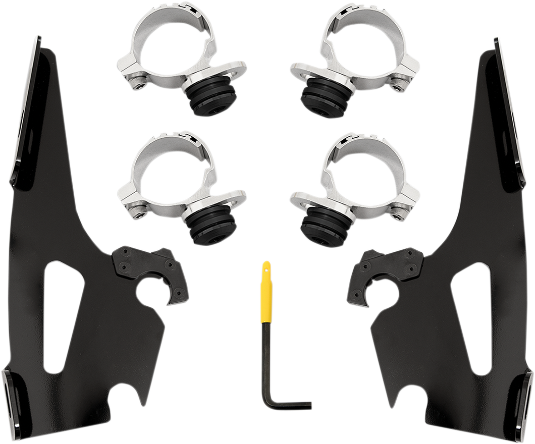 Fats/Slim/Sportshield Mounting Kit - Black - Scout - Lutzka's Garage