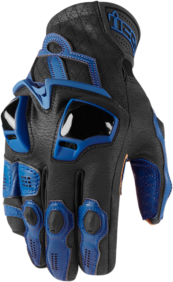 Hypersport™ Short Gloves - Blue - Small - Lutzka's Garage