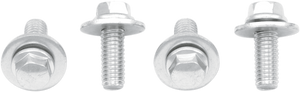 Bolts with Washers - Hex/Flange - M6 x 16 - 10 Pack