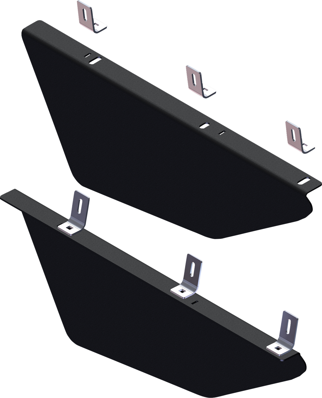 Front Lower Doors - Black - Talon 1000/1000-4 - Lutzka's Garage