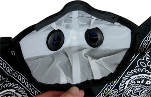 Bandana Dust Mask - Black - Lutzka's Garage