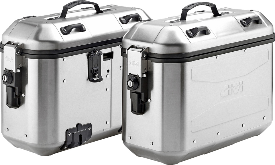 Dolomiti Monokey Side Cases - 36L - Silver - Lutzka's Garage