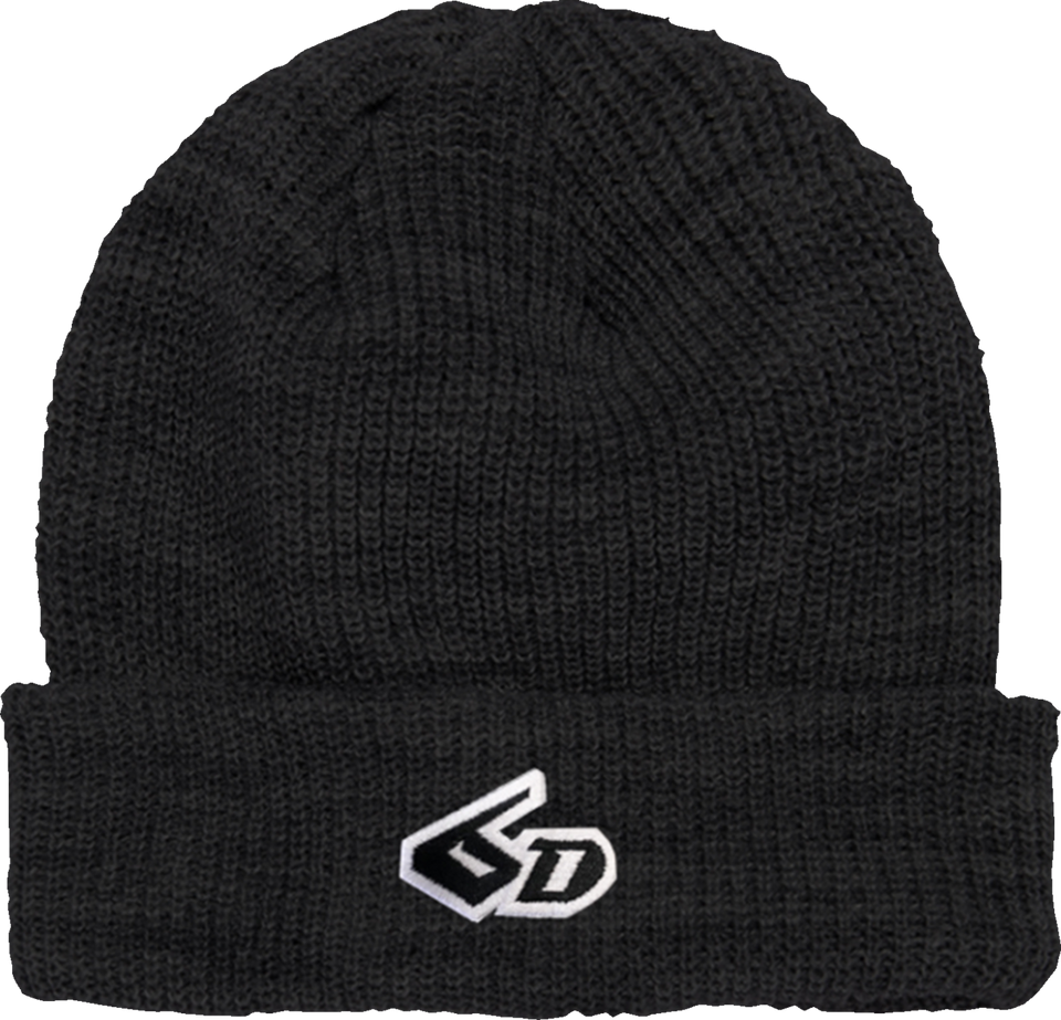 6D Logo Beanie - Black - Lutzka's Garage